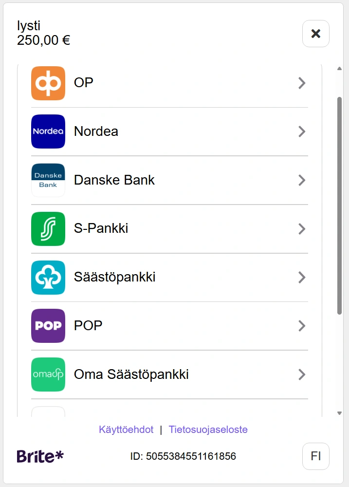 Maksutavat
